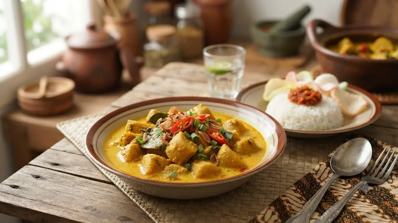 Resep Gulai Kimpul Sederhana dengan Bumbu Rumahan