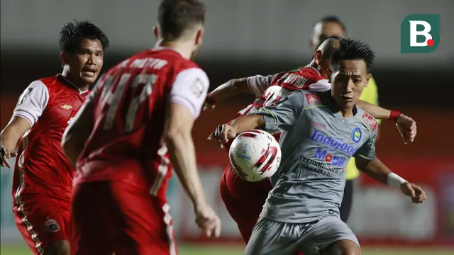 FOTO: Wonderkid Macan Kemayoran jadi Biang Keladi Kalahkan Persib di Final Leg Pertama Piala Menpora