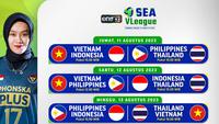 Jadwal dan Live Streaming SEA VLeague 2023 Putri Seri Kedua di Vidio. (Sumber: dok. vidio.com)