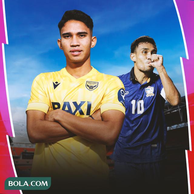 Ilustrasi - Marselino Ferdinan - Oxford United, Teerasil Dangda - Man City