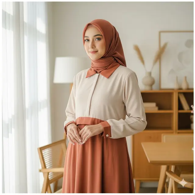 10 Model Gamis untuk Pengajian Maulid Nabi 2025, Tampil Anggun dan Syar'i