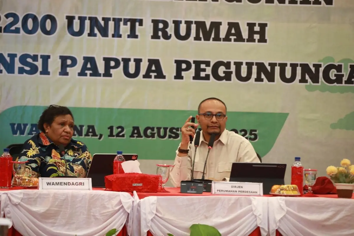 Wamendagri Ribka Berharap Pembangunan 2.200 Unit Rumah Dapat Mendorong Pemberdayaan OAP