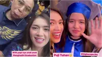Artis yang hadiri wisuda anak di Sekolah HighScope. (Sumber: Instagram/realangelkaramoy)