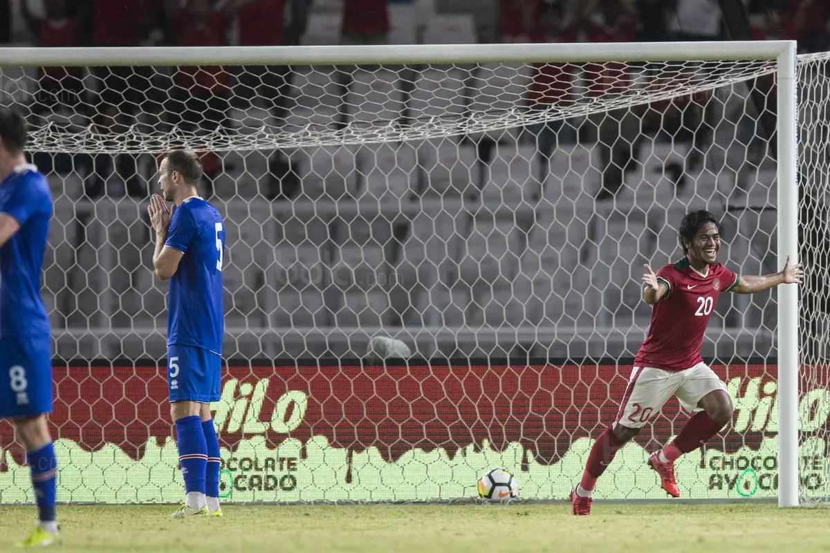 FOTO: Sempat Unggul, Timnas Indonesia Akhirnya Kalah dari Islandia