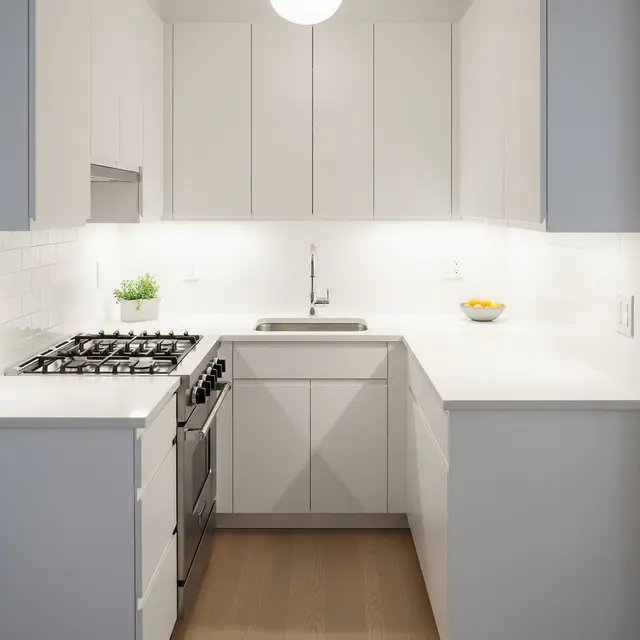 Dapur Kecil Bentuk U Minimalis