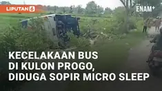 Insiden terjadi pukul 13.42 WIB di daerah Lendah, Kulon Progo (08/12/2024). Bus tiba-tiba ke kiri, diduga sopir mengalami micro sleep saat mengemudi