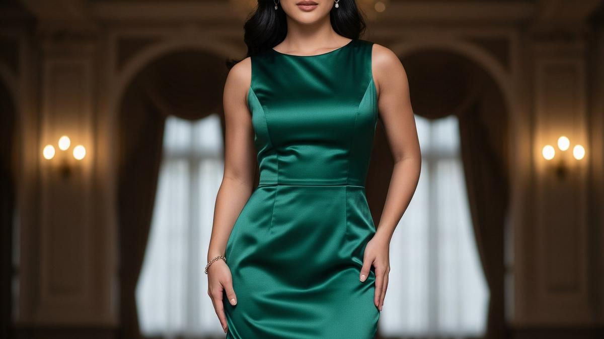 7 Model Dress dari Bahan Satin, Inspirasi Tampil Cantik Memesona