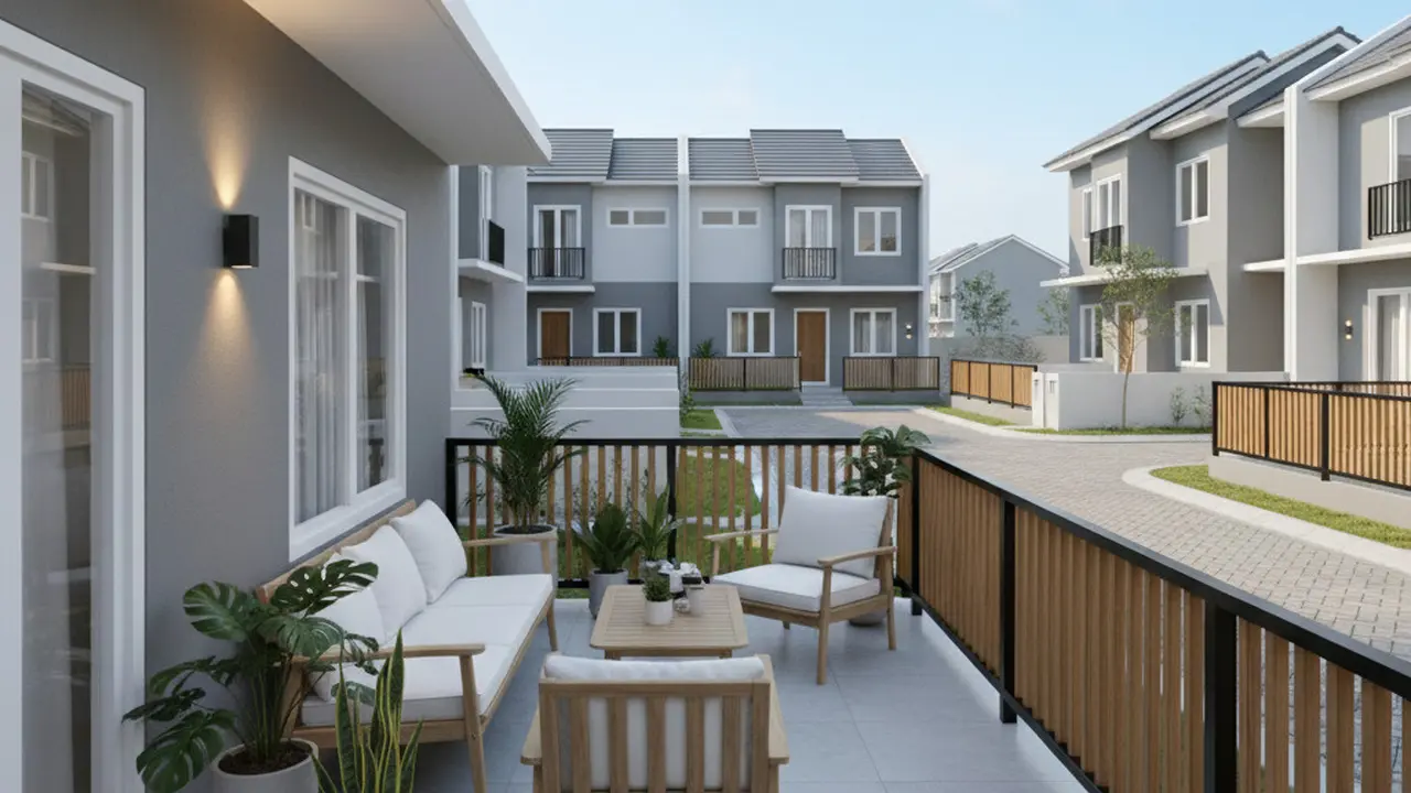 Desain Teras Rumah Hook Estetik