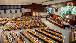 Rapat paripurna digelar pukul 09.40 WIB. Rapat dipimpin oleh Wakil Ketua DPR Dasco. (Liputan6.com/Faizal Fanani)