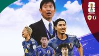 Kualifikasi Piala Dunia 2026 Zona Asia - Ilustrasi Pelatih Haijme Moriyasu dengan pemain Timnas Jepang (Bola.com/Adreanus Titus)