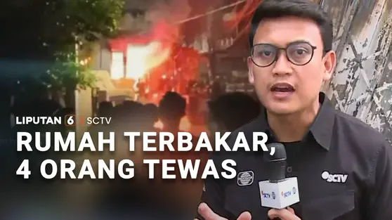 Rumah Terbakar, 4 Orang Tewas