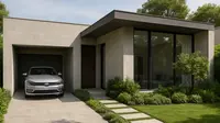 8 Desain Rumah L-Shape 2025 dengan Garasi dan Taman Depan yang Menarik