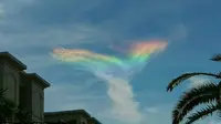 Langka, Fire Rainbow Hiasi Langit Pantai Carolina