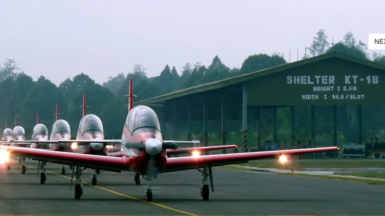 Pesawat Jupiter Aerobatic TNI AU.