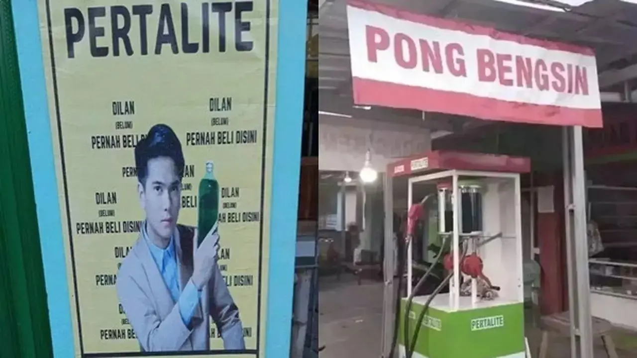 Kumpulan Potret Lucu Pedagang Bensin Eceran yang Bikin Senyum-Senyum Sendiri