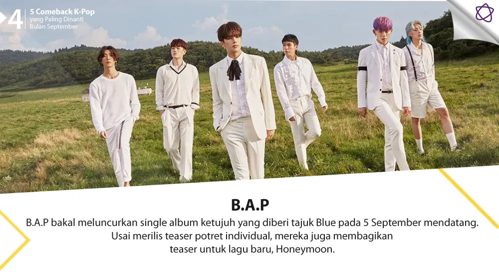5 Comeback K-Pop yang Paling Dinanti Bulan September. (Foto: Twitter/BAP_intl, Desain: Nurman Abdul Hakim/Bintang.com)
