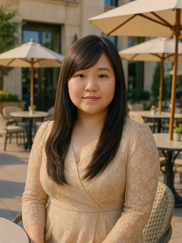 Model Rambut Panjang Lurus untuk Wajah Bulat dan Hidung Pesek