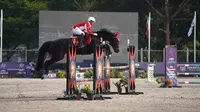 Brandon Toa pada ajang AEF/ Mantena Cup CSI1* 115cm. (Dokumentasi Brandon Toa)