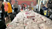 Polda Kalsel Gagalkan Peredaran 70,76 Kilogram Sabu, Dikendalikan Jaringan Internasional