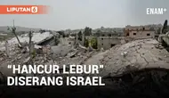 Aita al-Shaab, sebuah desa kecil di selatan Lebanon, hancur lebur akibat serangan udara Israel. Toko-toko dan rumah-rumah rata dengan tanah, sementara penduduk setempat berusaha mengumpulkan barang-barang mereka dari puing-puing.