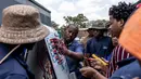 Pusat pelatihan ini membuat edisi pertama pelatihan kewirausahaan pada November 2023. (Roberta Ciuccio/AFP)