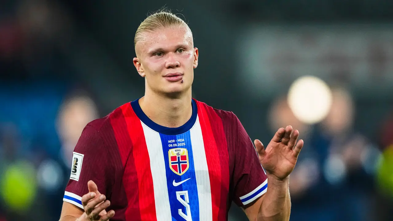 Foto: Garangnya Haaland Saat Bawa Norwegia Gilas Moldova, Borong 5 Gol