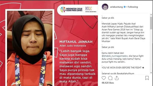 Arie Untung (Foto: Instagram)