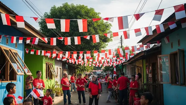 Hiasan Bendera Kecil