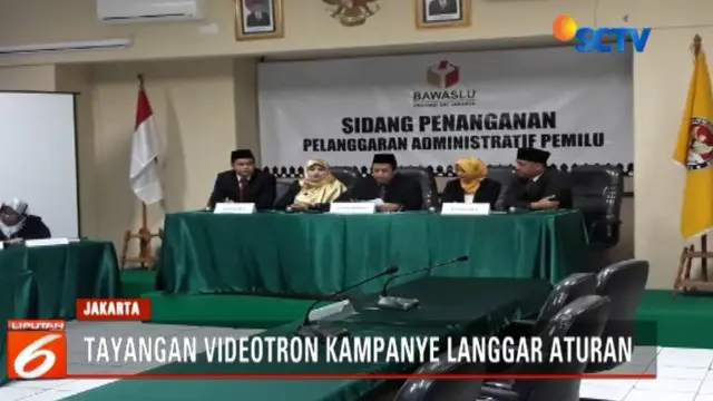 Putusan Bawaslu DKI Jakarta ini diambil setelah melalui tiga kali persidangan.