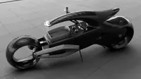 Motor konsep yang terinspirasi Bugatti Chiron. (Behance)