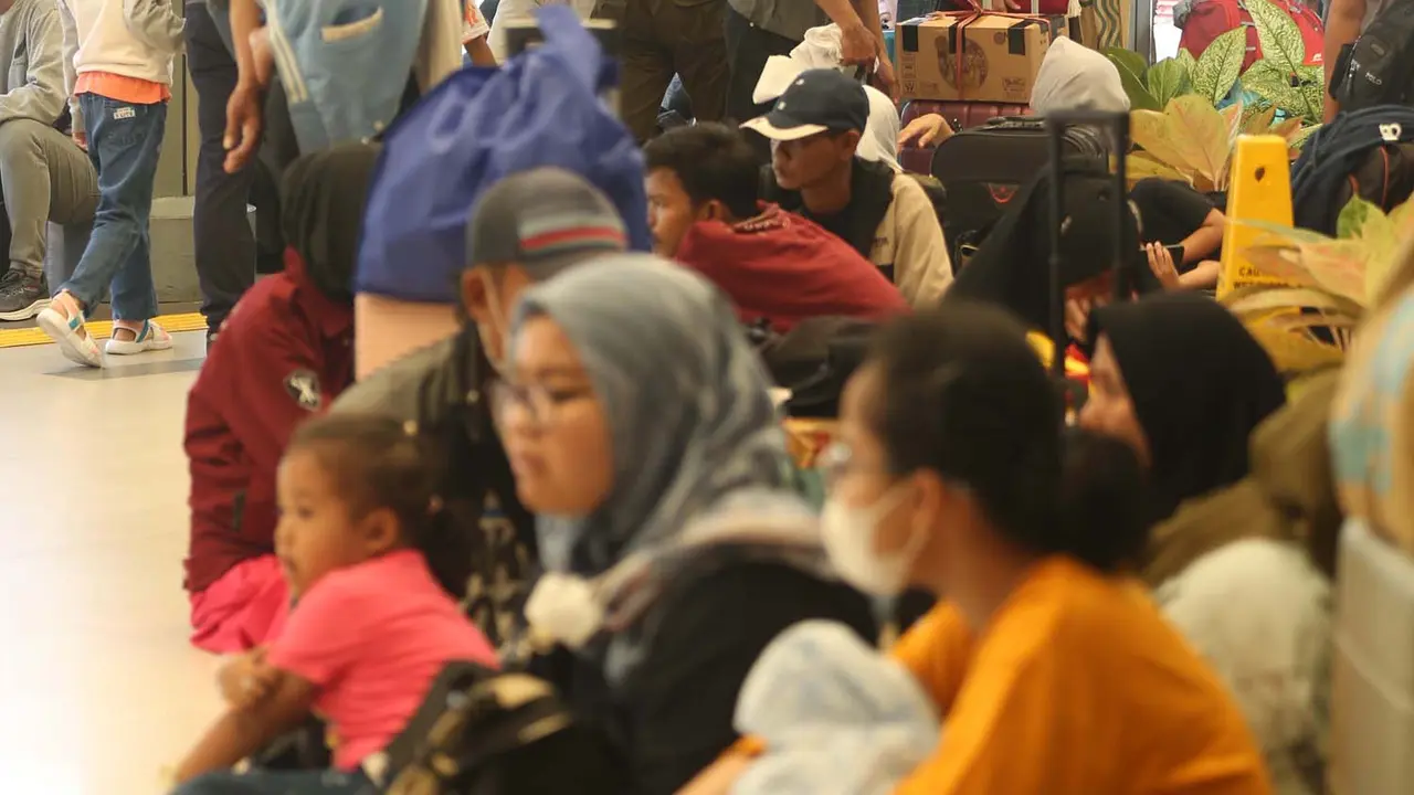 23.419 Pemudik Tinggalkan Jakarta Melalui Stasiun Pasar Senen