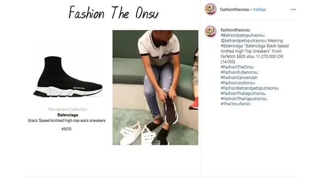 Makin Terkenal, Ini Harga 7 Koleksi Sepatu Betrand Peto
