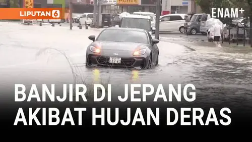Hujan Deras Landa Jepang Bagian Selatan