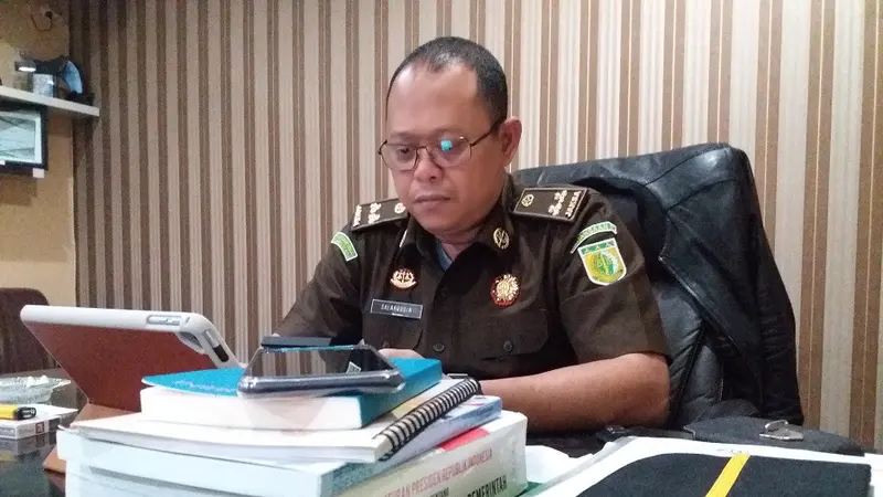 Kepala Seksi Penerangan Hukum Kejati Sulsel, Salahuddin (Liputan6.com/ Eka Hakim)