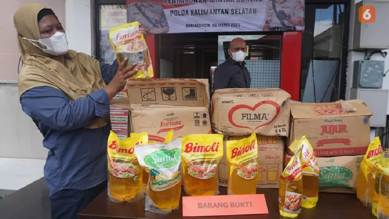 Barang Bukti Minyal Goreng