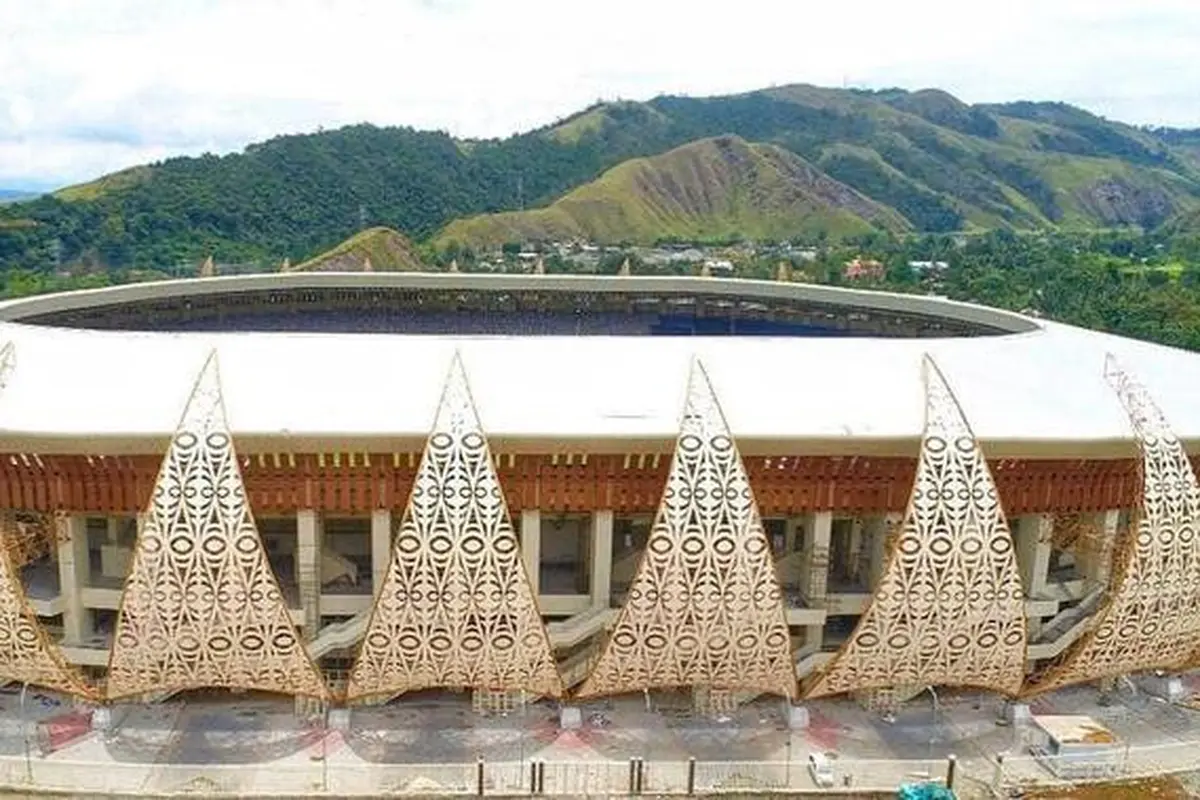 Stadion Papua Bangkit (sumber: instagram/@stadionpapuabangkit)