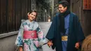 Pasangan penganti baru Marcel Chandrawinata dan Priscilla Deasy yang menikah pada November 2017 lalu memilih Jepang sebagai liburan mereka sekaligus berbulan madu. (Instagram/marcelchandrawinata)