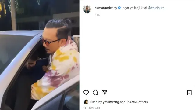 Denny Sumargo - Laura Anna (Foto: Instagram/@sumargodenny)