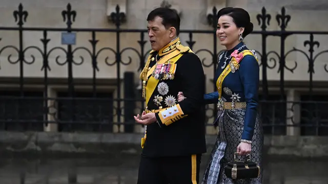 Raja Thailand Maha Vajiralongkorn dan Ratu Thailand Suthida