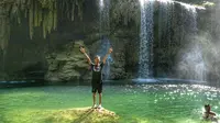 Menikmati Keindahan dan Kesejukan Air Terjun Tumburano, Surga Tersembunyi di Pulau Wawonii