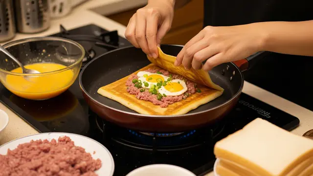 Resep Martabak Roti Tawar Teflon