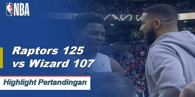 Cuplikan Pertandingan NBA : Raptors 125 vs Wizards 107