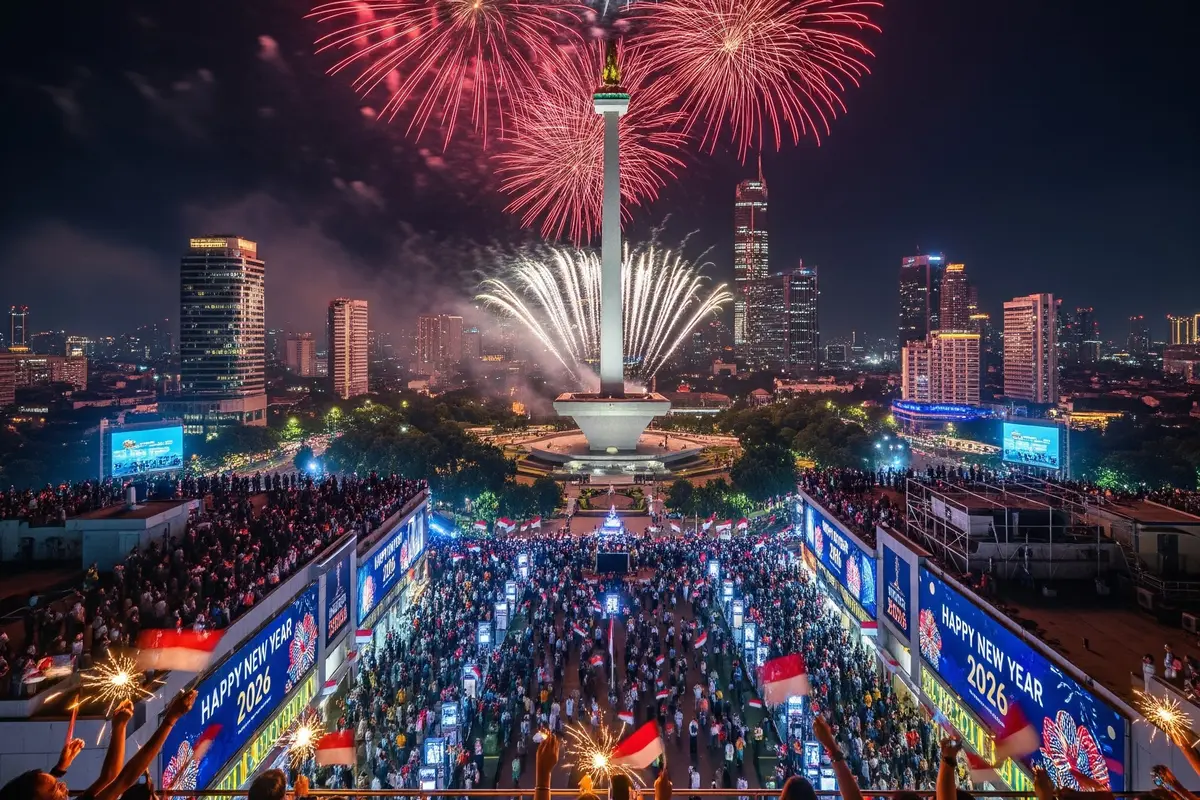 Tahun Baru 2026 (Gemini AI)