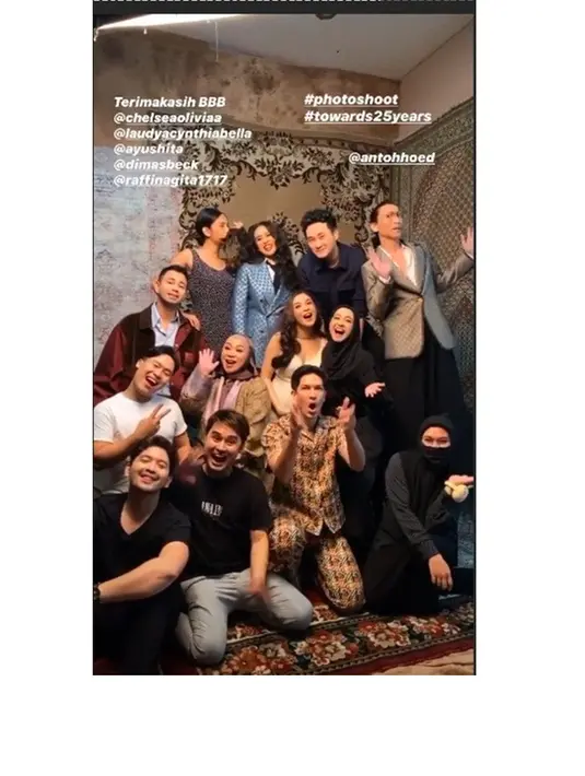 BBB dan Melly Goeslaw pemotretan (Sumber: Instagram/melly_goeslaw)
