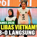 Highlight Voli Putri Indonesia vs Vietnam: Menang 3-0, Garuda Melaju ke Perebutan Peringkat Kelima Asian Games 2026