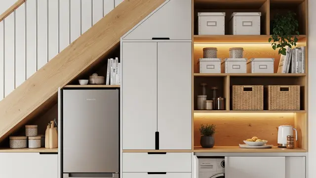 Ide Kamar di Bawah Tangga (Image by Gemini AI)