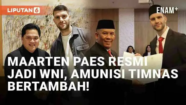 Pemain keturunan Belanda untuk Timnas Indonesia bakal kembali bertambah setelah Maarten Paes resmi menjadi WNI. Paes mengambil sumpah WNI di kantor Kanwil Kemenkumham Jakarta pada Selasa (30/4/2024). Kabar mengejutkan publik lantaran sebelumnya tidak...