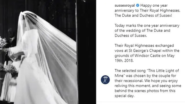 1 Tahun Pernikahan, Pangeran Harry dan Meghan Markle Bagikan Foto-Foto di Balik Layar