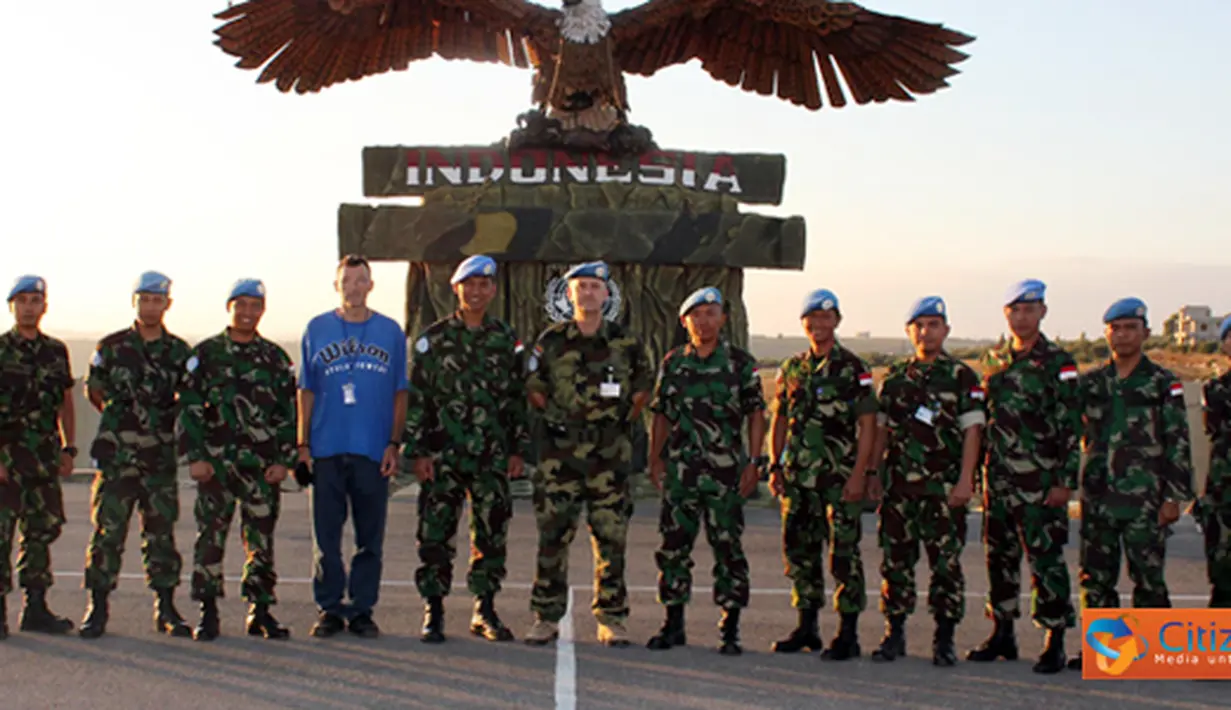 Citizen6, Lebanon: Kedatangan Perwira Menengah yang berasal dari Kontingen Serbia tersebut didampingi oleh dua personel stafnya, Mayor Pnb Akal Juang E. dan Mr. Edward. (Pengirim: Badarudin Bakri)