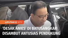 Calon Presiden nomor urut 1, Anies Rasyid Baswedan mengunjungi kota budaya Batusangkar, Kabupaten Tanah Datar, Sumatra Barat, pada Rabu siang. Dalam kunjungan ini Anies disambut ribuan pendukungnya di lapangan Cindua Mato, Batusangkar. Anies menyampa...